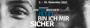 Zwei Menschen die sich freuen das Sie wissen HIV Negativ zu sein nachdem sie einen AIDS-Test gemacht haben... Bayerische HIV-Testwochen - 2. - 30. November 2023 - TestJetzt.de - Bist Du Dir sicher?