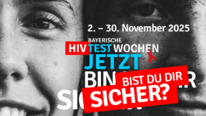 Kampagne-Motiv der HIV-Testwochen 2025